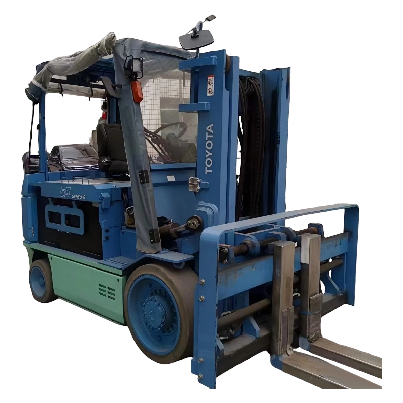 Elektrischer Vollreifen 5 Tonnen gebrauchter Toyota Blei-Säure-Gabelstapler Elektrischer Vollreifen 5 Tonnen gebrauchter Toyota Blei-Säure-Gabelstapler